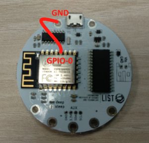 GPIO-0 an GND solle verbonne sinn.