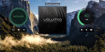 Volumio am WebBrowser